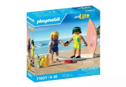 PLAYMOBIL MY LIFE - COURS DE SURF À LA PLAGE ET 2 PERSONNAGES #71907